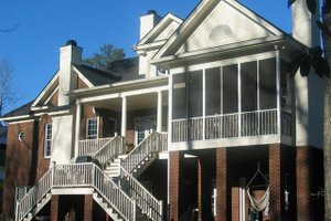 Exterior - Rear Elevation for Country House Plan #1054-87 - 4 bed, 3.5 bath