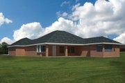 European Style House Plan - 3 Beds 2 Baths 1606 Sq/Ft Plan #1061-15 