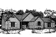 Ranch Style House Plan - 3 Beds 2 Baths 1434 Sq/Ft Plan #30-319 