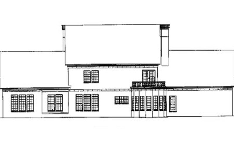 Dream House Plan - Exterior - Rear Elevation for Colonial House Plan #17-2290 - 3 bed, 5.5 bath