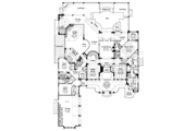 Mediterranean Style House Plan - 4 Beds 5.5 Baths 6524 Sq/Ft Plan #930-325 