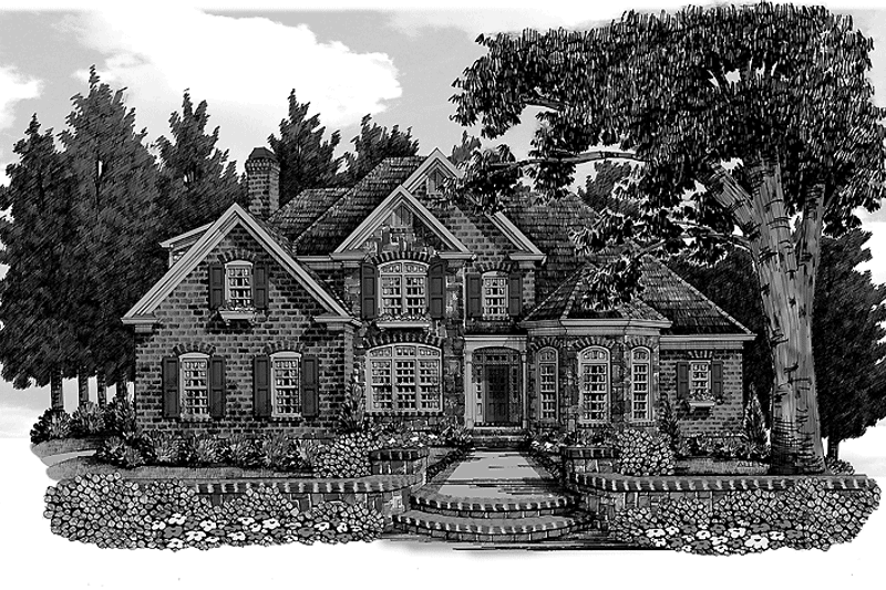 Home Plan - Exterior - Front Elevation 3 for Country House Plan #927-366 - 4 bed, 3.5 bath