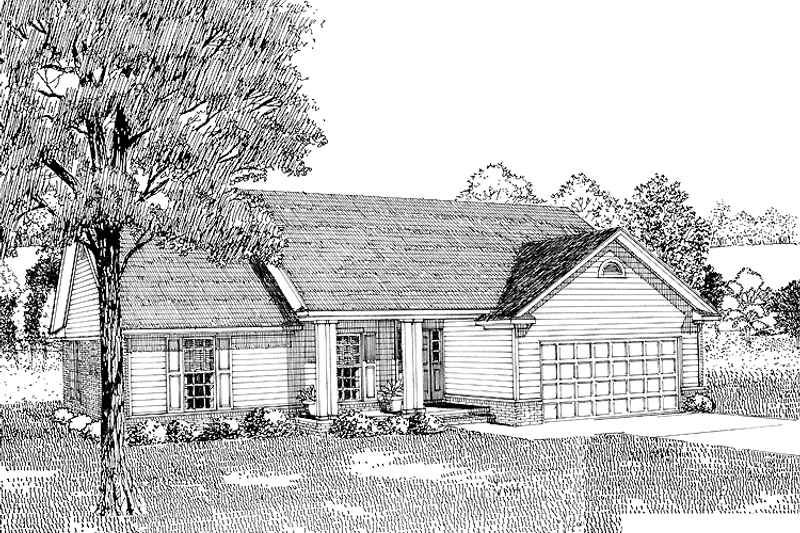 House Design - Colonial Exterior - Front Elevation Plan #17-2697
