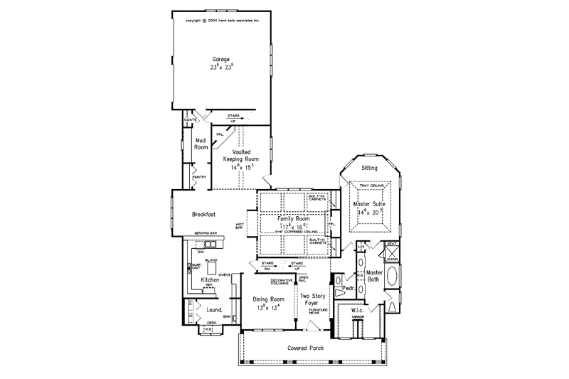 Dream House Plan - Floor Plan - Main Floor for Country House Plan #927-276 - 4 bed, 3.5 bath