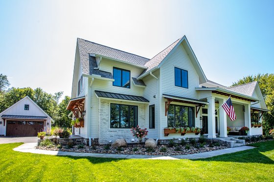 Exterior - Front Elevation 6 for Farmhouse House Plan #51-1132 - 4 bed, 4.5 bath