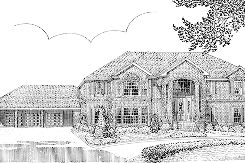 Dream House Plan - European Exterior - Front Elevation Plan #968-41