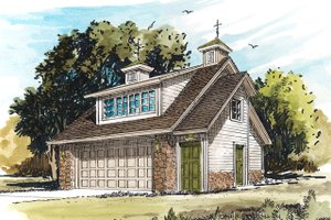 Traditional Exterior - Front Elevation Plan #942-53