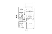 Modern Style House Plan - 3 Beds 2 Baths 1613 Sq/Ft Plan #48-597 