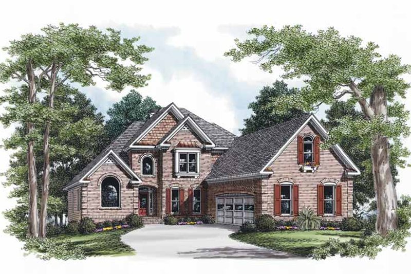 Dream House Plan - Traditional Exterior - Front Elevation Plan #927-593