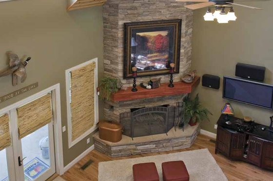 Interior - Family Room 1 for Country House Plan #17-3266 - 5 bed, 3 bath