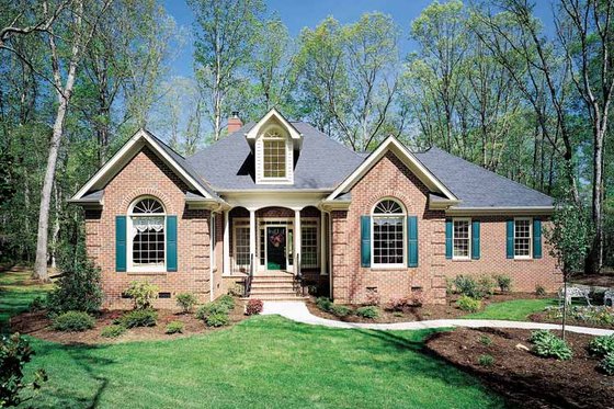 Exterior - Front Elevation 3 for Country House Plan #929-153 - 4 bed, 2.5 bath