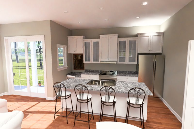 Architectural House Design - Interior - Kitchen for Cottage House Plan #513-2457 - 3 bed, 2.5 bath