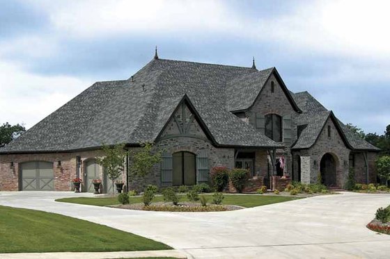 Exterior - Front Elevation 4 for Cottage House Plan #11-279 - 4 bed, 3.5 bath