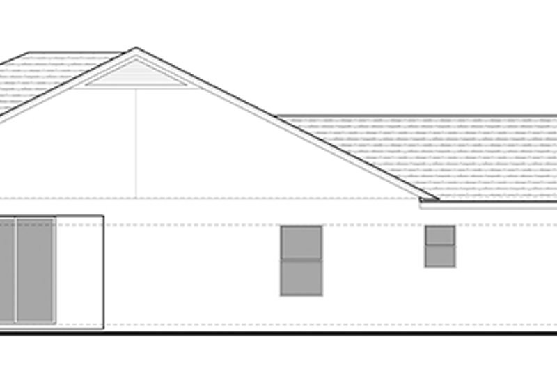 Architectural House Design - Exterior - Other Elevation 1 for Ranch House Plan #1058-98 - 3 bed, 3 bath