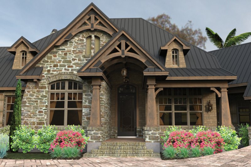 Home Plan - Exterior - Front Elevation 6 for Craftsman House Plan #120-246 - 3 bed, 2 bath
