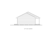 Traditional Style House Plan - 3 Beds 2 Baths 1152 Sq/Ft Plan #54-639 