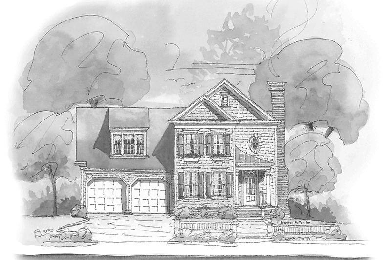 Dream House Plan - Country Exterior - Front Elevation Plan #429-311