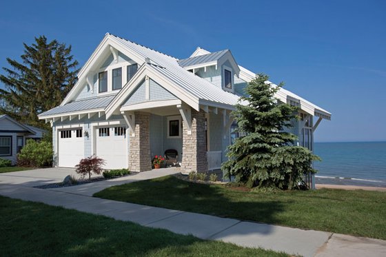 Exterior - Front Elevation for Craftsman House Plan #928-268 - 3 bed, 3.5 bath