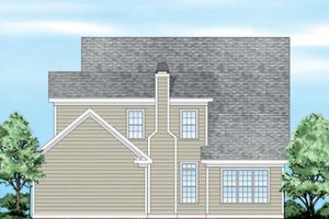 Exterior - Rear Elevation for Farmhouse House Plan #927-40 - 4 bed, 3.5 bath