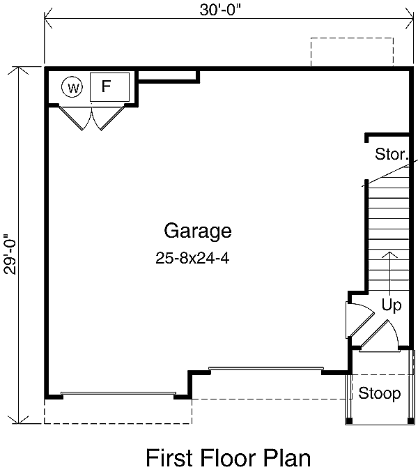 Home Plan - Traditional Floor Plan - Main Floor Plan #22-401