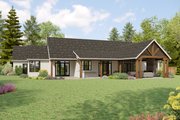 Farmhouse Style House Plan - 4 Beds 4.5 Baths 3420 Sq/Ft Plan #48-1164 Exterior 