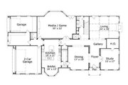 Colonial Style House Plan - 4 Beds 4.5 Baths 6224 Sq/Ft Plan #411-801 