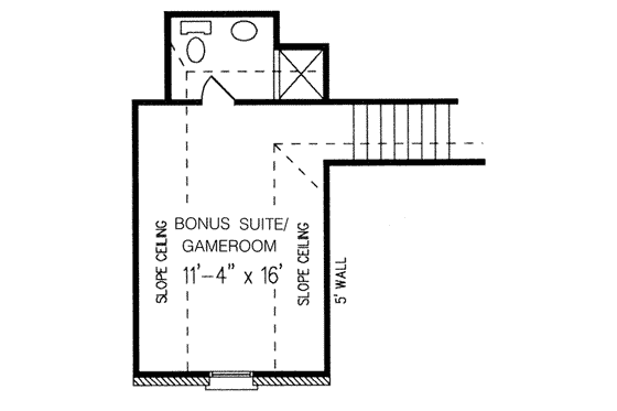 Floor Plan - Other Floor for European House Plan #410-363 - 3 bed, 3 bath
