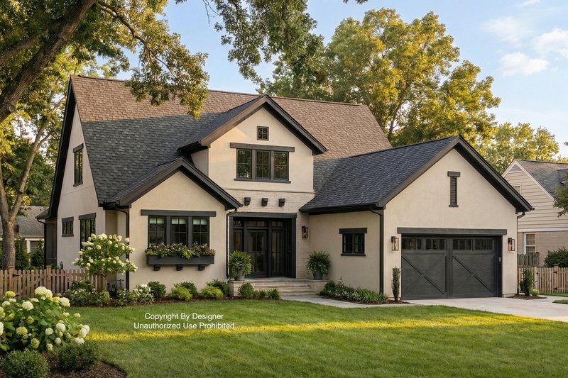 Dream House Plan - Traditional Exterior - Front Elevation Plan #51-1297