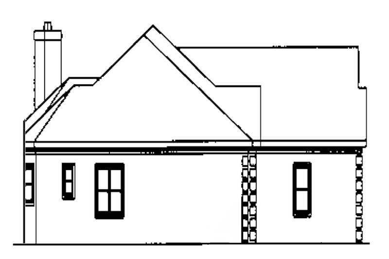Dream House Plan - Left Side