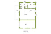 Modern Style House Plan - 0 Beds 1 Baths 624 Sq/Ft Plan #1106-167 Floor 