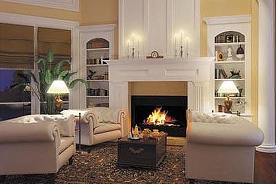 Interior - Family Room for Mediterranean House Plan #930-42 - 4 bed, 3.5 bath