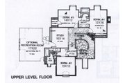 Colonial Style House Plan - 4 Beds 3.5 Baths 4000 Sq/Ft Plan #310-950 