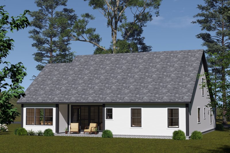 House Blueprint - Exterior - Other Elevation 1 for Farmhouse House Plan #513-2352 - 3 bed, 2.5 bath