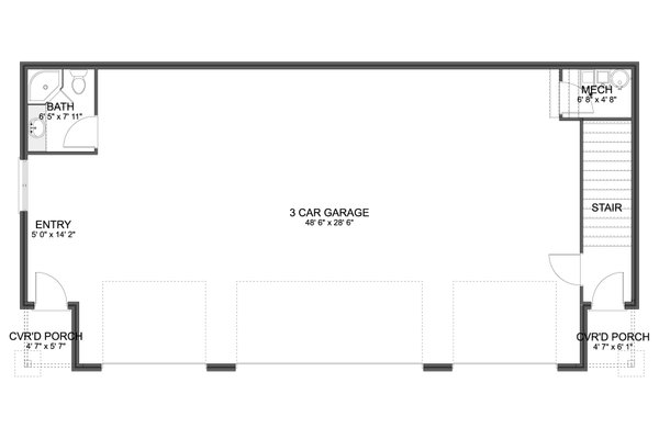 Farmhouse Floor Plan - Main Floor Plan #1060-308