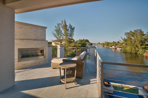 Exterior - Outdoor Living 9 for Contemporary House Plan #930-20 - 3 bed, 4 bath