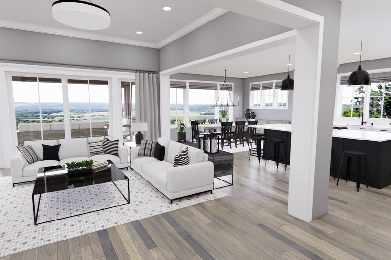 Dream House Plan - Interior - Family Room for Country House Plan #51-1568 - 4 bed, 3.5 bath