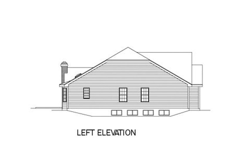 Home Plan - Exterior - Other Elevation for Traditional House Plan #57-102 - 4 bed, 2.5 bath