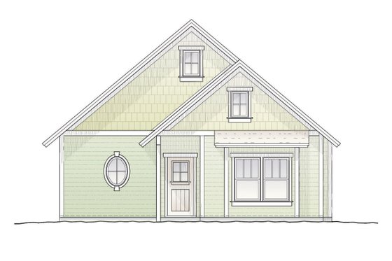Exterior - Front Elevation 3 for Cottage House Plan #910-2 - 3 bed, 2 bath