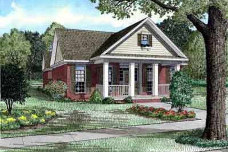 House Plan Design - Southern Exterior - Front Elevation Plan #17-2212