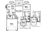Traditional Style House Plan - 5 Beds 3 Baths 2532 Sq/Ft Plan #20-1711 