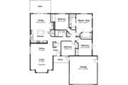 Modern Style House Plan - 4 Beds 2 Baths 1793 Sq/Ft Plan #124-262 