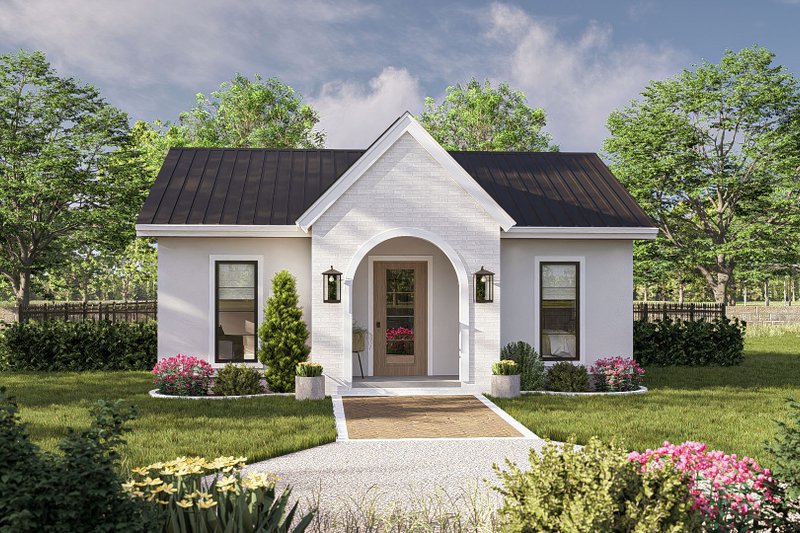 Home Plan - Modern Exterior - Front Elevation Plan #455-366