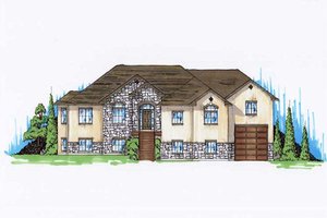 Traditional Exterior - Front Elevation Plan #5-342