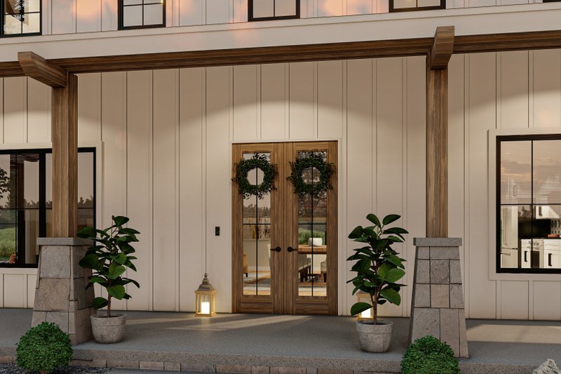 Architectural House Design - Exterior - Other Elevation 6 for Barndominium House Plan #455-250 - 4 bed, 3.5 bath