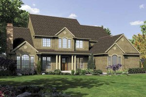 Traditional Exterior - Front Elevation Plan #48-876
