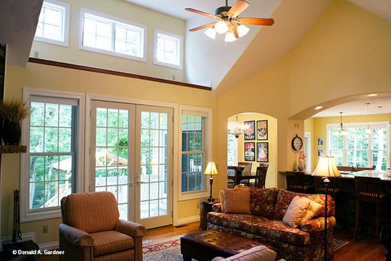 Interior - Family Room 1 for Country House Plan #929-700 - 3 bed, 2 bath