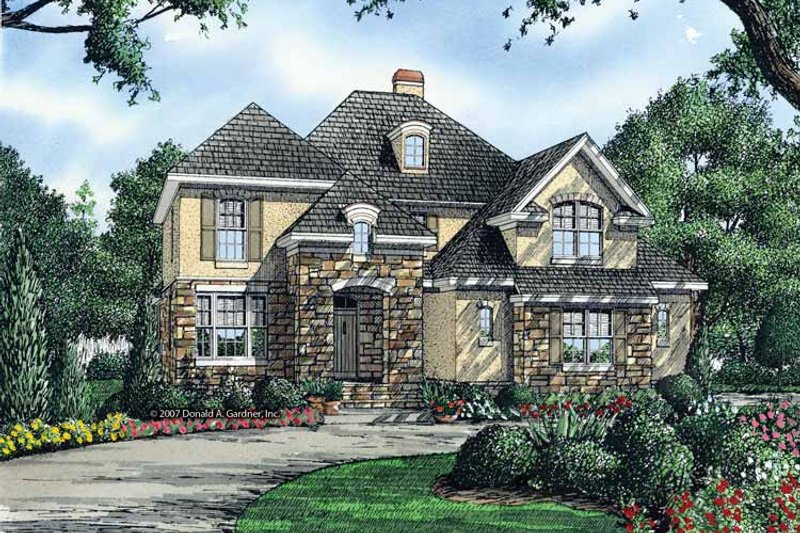 Dream House Plan - Cottage Exterior - Front Elevation Plan #929-843