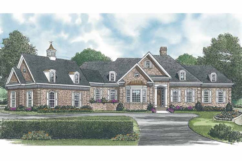 Home Plan - Exterior - Front Elevation 3 for Traditional House Plan #453-547 - 3 bed, 3 bath