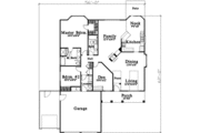 Traditional Style House Plan - 2 Beds 2 Baths 1751 Sq/Ft Plan #78-200 