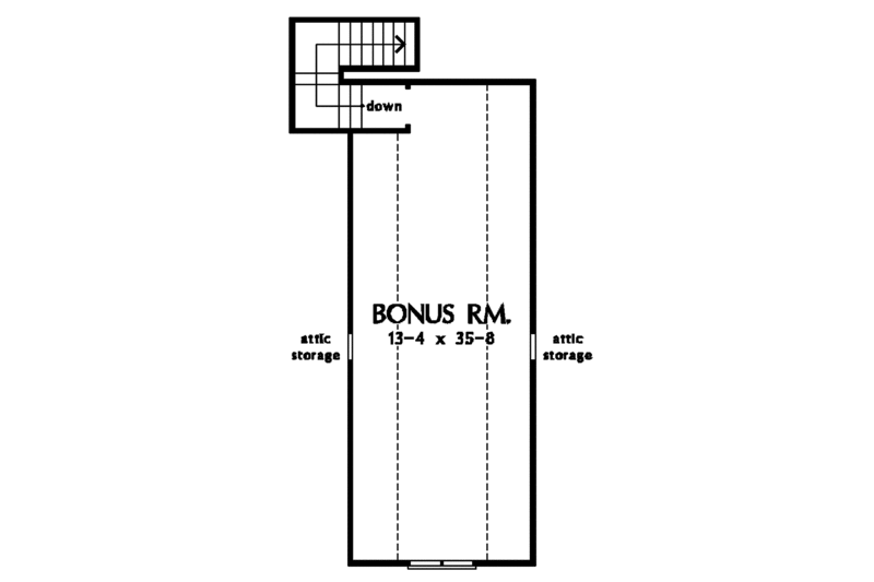 Home Plan - Floor Plan - Other Floor for Craftsman House Plan #929-444 - 4 bed, 3 bath